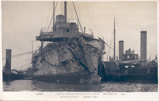 Damage to RMS Olympic by HMS Hawke? - NavWeaps Discussion ... rms olympic damage diagram 